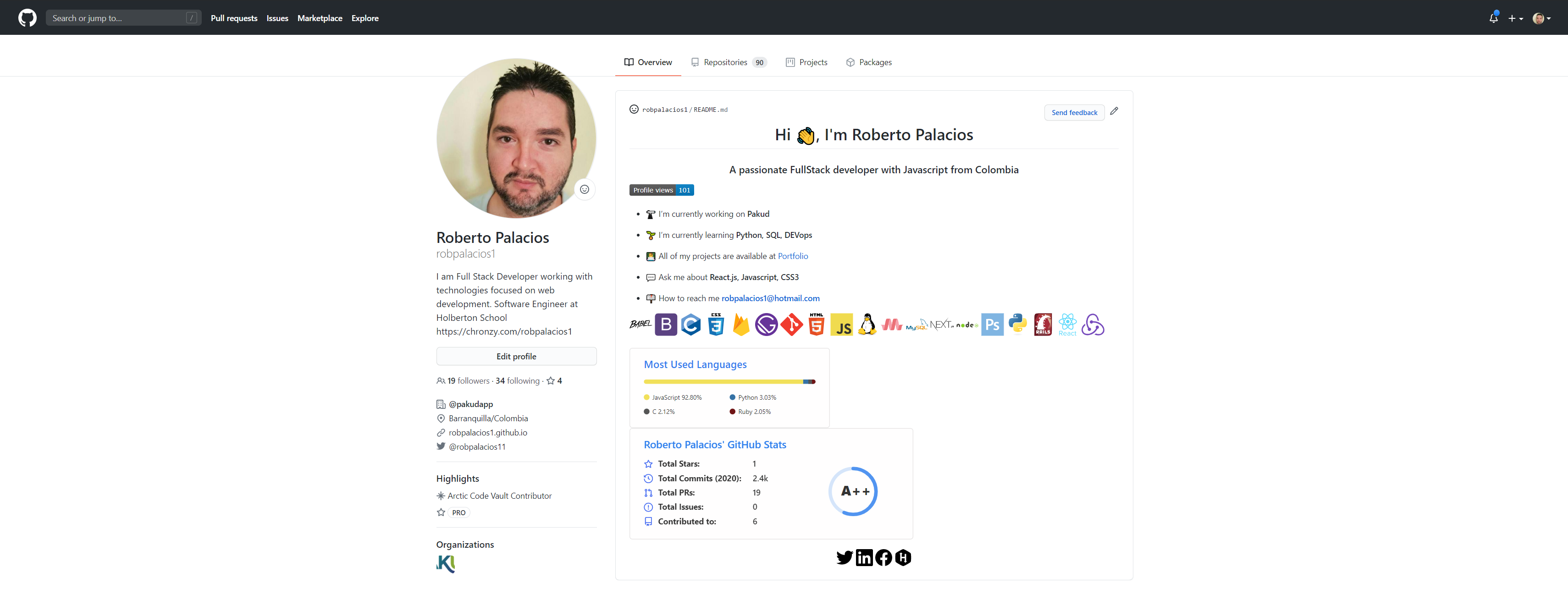 Github Profile